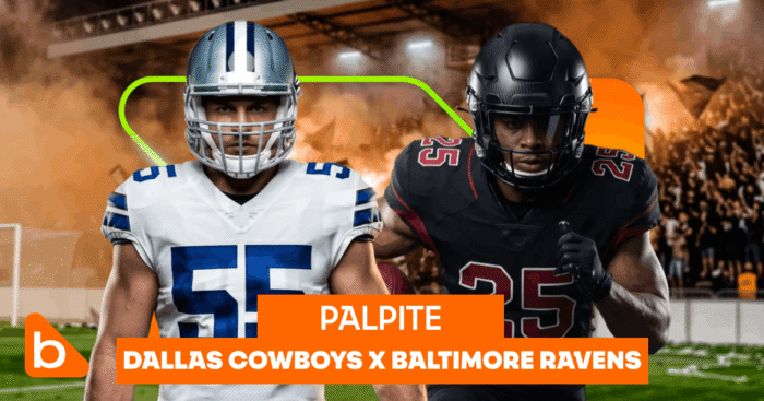 Palpite Dallas Cowboys x Baltimore Ravens
